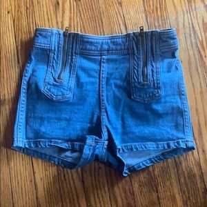 High waist shorts